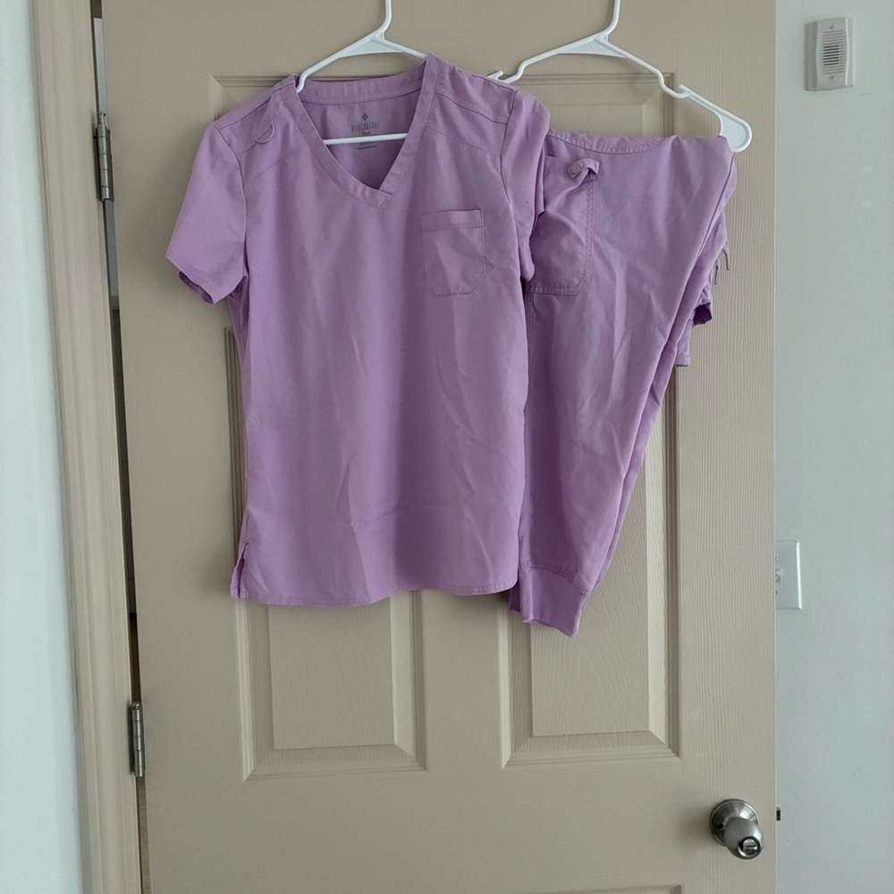 Women’s Lavender Scrub Set
